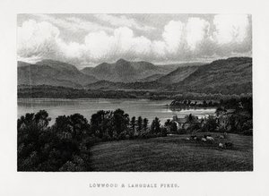 Lowwood og Langdale Pikes, Lake District, Cumbria, 1896 av Unbekannt