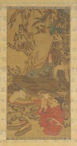 Luohan and Attendant, 1368-1644. av Unbekannt