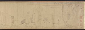 Luohaner og dyr som krysser havet, 1500-1700-tallet. av Unbekannt