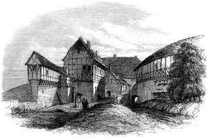 Luthers hus på Wartburg Castle, Eisenach, Tyskland, 1862 av Unbekannt