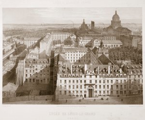 Lycee of Louis-le-Grand, Paris, 1867 av Unbekannt