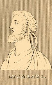 Lycurgus, fl c820 f.Kr., 1830. av Unbekannt