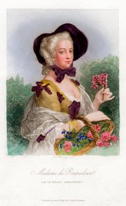 Madame de Pompadour, ca 1740-1800 av Unbekannt