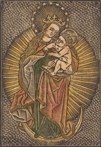 Madonna and Child in Glory, fjerde kvartal 1400-tallet. av Unbekannt