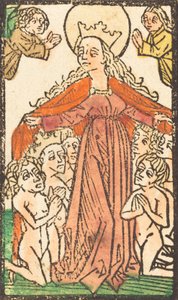 Madonna som en beskytter, ca. 14701480. av Unbekannt
