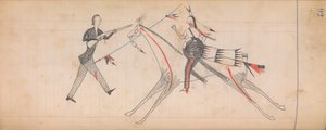 Maffet Ledger: Tegning, ca. 1874-81. av Unbekannt