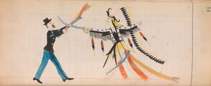 Maffet Ledger: Indisk sjef og soldat, ca. 1874-81. av Unbekannt