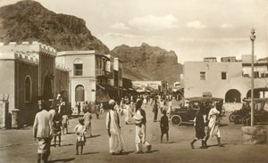 Main Street, Crater, Aden, c1918-c1939. av Unbekannt