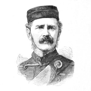 Generalmajor E. Newdigate, C.B., c1880 av Unbekannt