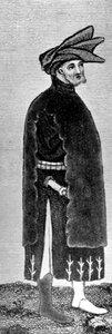 Mannlig kjole, sent på 1300-tallet, 1910 av Unbekannt