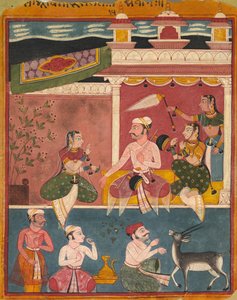 Malkas Raga, Fra Ragamala, ca. 10. av Unbekannt