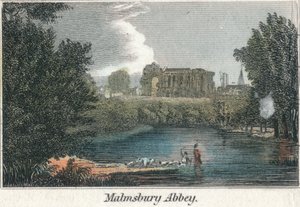 Malmsbury Abbey, 1800-tallet av Unbekannt