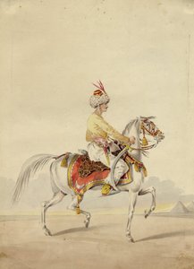 Mamluk til hest, ca 1825 av Unbekannt