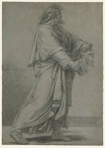 Man ødelegger bok, 1700-tallet. av Unbekannt