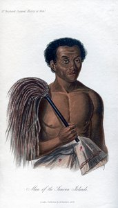 Mann fra de samoanske øyene, 1848 av Unbekannt