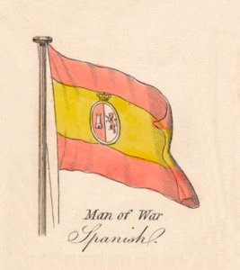 Man of War - Spansk, 1838 av Unbekannt