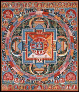 Mandala av Jnanadakini, slutten av 1300-tallet. av Unbekannt
