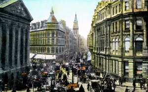 Mansion House and Cheapside, London, tidlig på 1900-tallet av Unbekannt