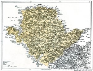 Kart over Anglesey, 1924-1926 av Unbekannt