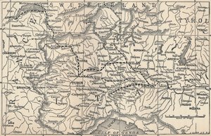 Kart over Marengo-kampanjen, 1800, 1896 av Unbekannt