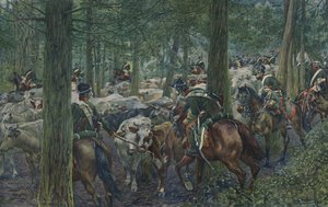 Marbots Soldiers Foraging On the Retreat, 1896 av Unbekannt