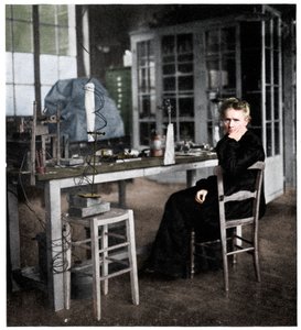 Marie Curie , polskfødt fransk fysiker, c1920. av Unbekannt