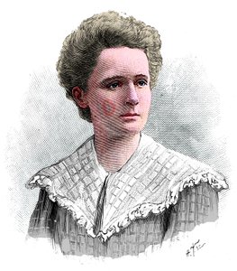Marie Sklodowska Curie , polskfødt fransk fysiker, 1904. av Unbekannt