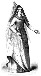 Marie de Bourgogne, datter av Charles le Temeraire, 1500-tallet 1849 av Unbekannt