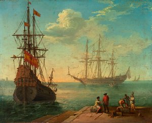 Marine, 1700-tallet. av Unbekannt