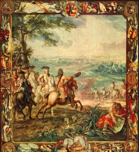 'Marlborough ved slaget ved Oudenarde, 1708', 1944. av Unbekannt
