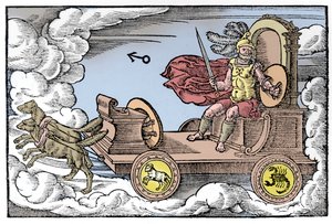 Mars, romersk krigsgud, 1569 av Unbekannt