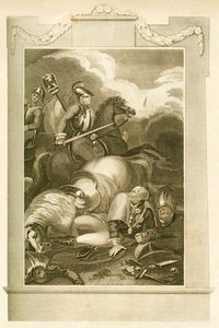 Marskalk Blucher i slaget ved Ligny, 16. juni 1815, 1816. av Unbekannt