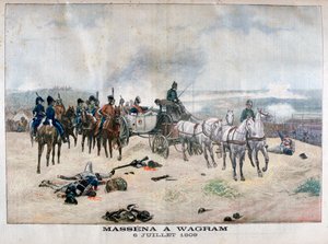 Marshal Massena i slaget ved Wagram, Østerrike, 5.-6. juli 1809, 1904 av Unbekannt