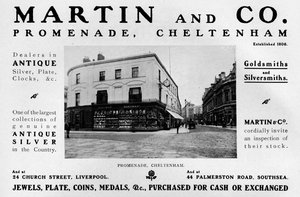 Martin og Co., Promenade, Cheltenham, 1909 av Unbekannt