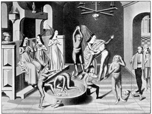 Masque av Charles VI av Frankrike, c1480, 1910 av Unbekannt