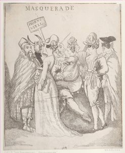Masquerade, [30. august 1811], kopi etter., [30. august 1811], kopi etter. av Unbekannt