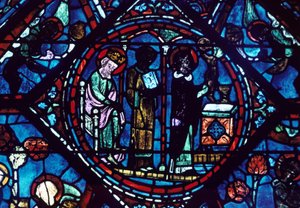 St Giles messe, glassmalerier, Chartres katedral, Frankrike, 1194-1260 av Unbekannt