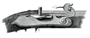 Matchlock, sent på 1600-tallet, fra Tower of London, c1880 av Unbekannt