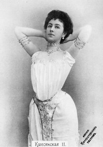 Mathilde Kschessinska som prinsesse Aspicia i balletten Faraos datter av Unbekannt