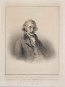 Matthew Boulton , engelsk ingeniør og industrimann, ca 1801 av Unbekannt