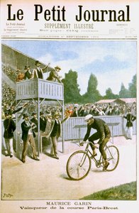 Maurice Garin vant sykkelrittet Paris-Brest, 1901 av Unbekannt