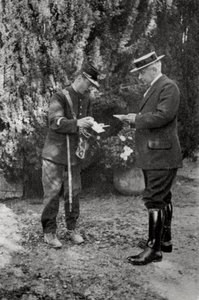 Maurice Maeterlinck , belgisk dramatiker, poet og essayist, 1915 av Unbekannt