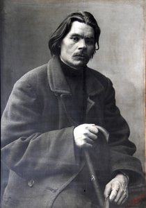 Maxim Gorky, russisk forfatter, c1901-c1902 av Unbekannt