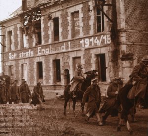 Måtte Gud straffe England, Bucy-le-Long, Nord-Frankrike, c1914-c1918 av Unbekannt