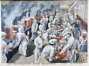 Majors Bankett, Paris, 1900 av Unbekannt