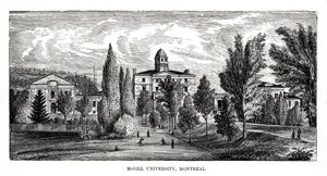 McGill University, Montreal, Canada, 1800-tallet av Unbekannt