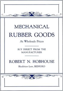 Mechanical Rubber Goods - Robert N. Hobhouse-annonse, 1916 av Unbekannt