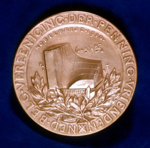 Medaille zur Erinnerung an den niederländischen Physiker Johannes Diderik van der Waals von Unbekannt