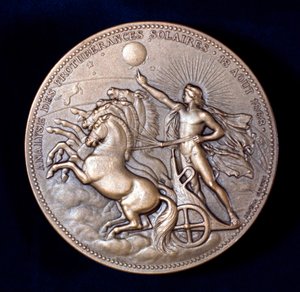 Medalje til minne om Pierre Janssen og Norman Lockyer, franske og engelske astronomer, 1868 av Unbekannt