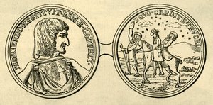 Medalje til minne om mordet på Godfrey, c1876. av Unbekannt